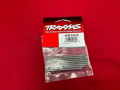 Traxxas 4939X Suspension Screw Pin Set + E Clips 4910 T-Maxx 3906 E-Maxx UPGRADE • $20.23