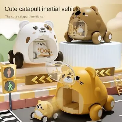 1 Year Old Baby Toy Cars Toddler Birthday Gift Toys Cartoon Car Interactive Toy • £8.40
