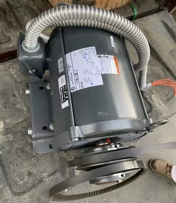 Surplus New Emerson 7.5hp Motor 230/460 Volts Nema Premium Motor On Frame • $269.97