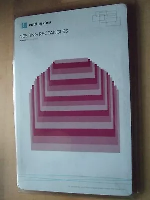 QuicKutz Lifestyle Crafts -  NESTING RECTANGLES -- 16 DIES • £9.50