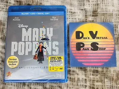Mary Poppins Blu Ray Bilingual 50th Anniversary NEW • $10.94