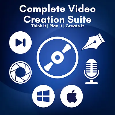 Full Online Video Creation Suite. Audio Video After Effects Photo Editing DVD • $18.99