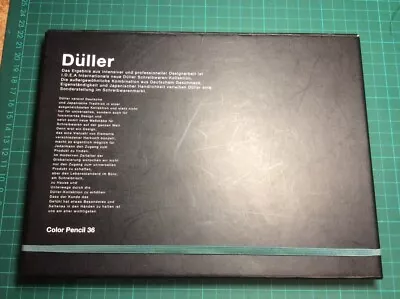 Düller Coloured Japanese Pencils : Boxed Set 36 : Rare Find : Please See Pics ! • £36