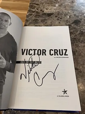 Victor Cruz Signed Autographed Book - Out Of The Blue - 1st Hc New York Giants • $21.99