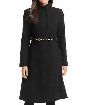 Vince Camuto Women's Chain Belted Maxi Coat MSRP $450 Size L # 20B 703 Blm • $70.44
