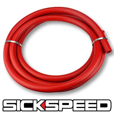 $19.88 • Buy 2 Meters Red Silicone Hose For High Temp Vacuum Engine Bay Dress Up 12mm C