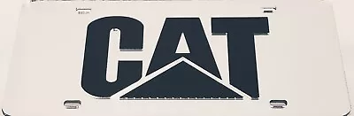 CATERPILLAR Mirror License Plate Auto Tag Laser Cut Inlaid Acrylic Chrome CAT • $23.99