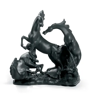 Lladro Limited Ed. Horses' Group Sculpture #8618 Brand Nib Stoneware Save$$ F/sh • $3999