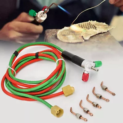 Mini Gas Little Torch Welding Soldering Kit Oxygen Acetylene Welding Kit W/5 Tip • $21.45