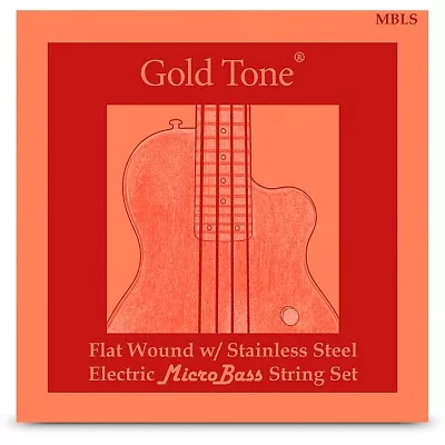 Gold Tone MBLS MicroBass LaBella Flat Wound Strings • $39.99