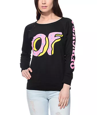 Odd Future OFWGKTA OF DONUT LOGO Girls Sweater Sweatshirt NWT 100% Authentic • £23.71