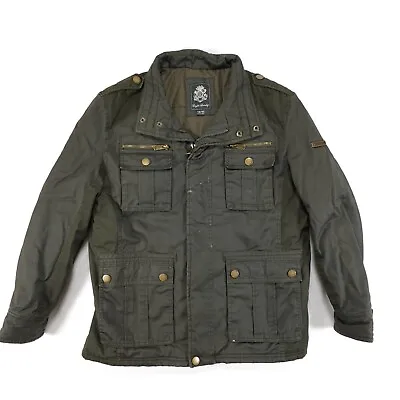 $23.99 • Buy English Laundry Jacket Boys Large 14/16 Military Insulated 9 Pockets Cotton