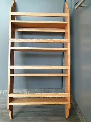 Handmade Oak Larder 4 Shelf Spice Rack 75 Cm High 35 Cm Wide • £160