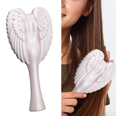 Anti Tangle Hair Brush Angel Hairdressing Tools Cute Massage Comb Wet & Dry Hair • £5.69