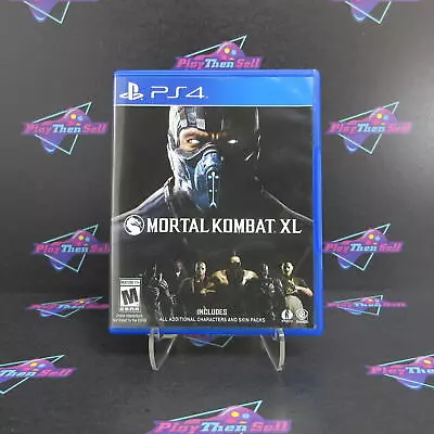 Mortal Kombat XL PS4 PlayStation 4 - Complete CIB • $19.95