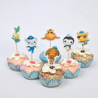 24pc The Octonauts Cupcake Toppers Birthday Party Decoration • $7