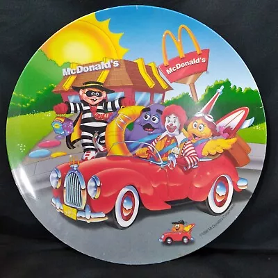 McDonalds Plate 1998 Ronald Hamburglar Grimace Melamine Collector Plate Vintage • $9.99