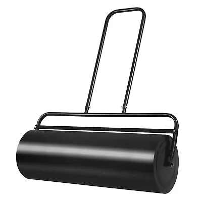 48L Steel Garden Lawn Roller Water Sand Filled Outdoor Grass Roller W/Drain Plug • £56.95