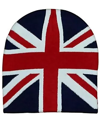 Union Jack Hat Men's Bobble Ski Snowboard Winter Women's Knitted Warm UK GB • £7.49