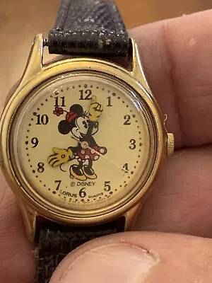 Original Vintage Lorus Minnie Mouse Quartz Watch • $18