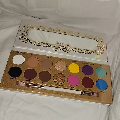 Lunar Beauty Life's A Drag Eyeshadow Palette BY MANNY MUA 14 Shades + Dual Brush • $40