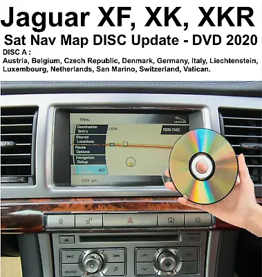 Jaguar XF XK XKR Sat Nav Map Disc Update ' DENSO'  DVD West Europe 2018 -'A' • £17.99