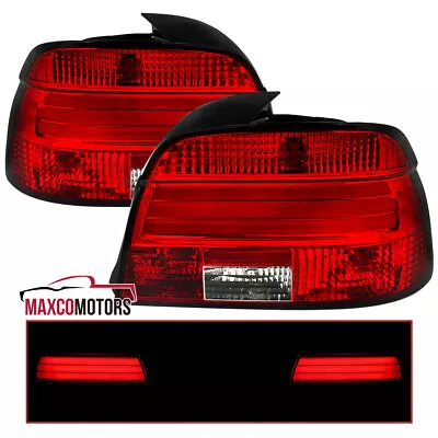 Red/Clear Tail Lights Fits 2001-2003 BMW E39 5-Series 525i 530i 540i LED Lamp • $153.49