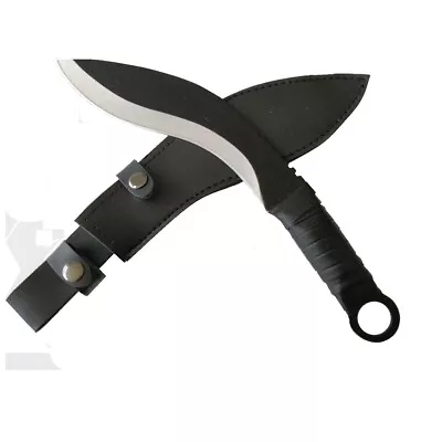 Gurkha Kukri Knife Full Tang Nepal Machete Outdoor Knife With Sheath 35cm • $45.50
