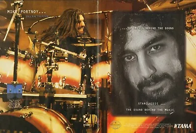 1997 2pg Print Ad Of Tama Starclassic Drum Kit W Mike Portnoy Of Dream Theater • $9.99