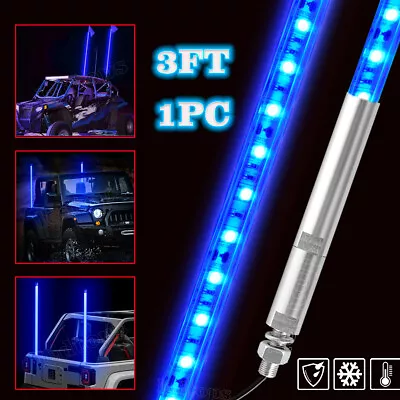 3FT LED Whip Light For UTV ATV Accessories RZR Can-Am Polaris Antenna UTV ATV • $34.99