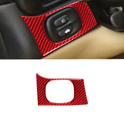 For Chevrolet Corvette C5 1998-04 Red Carbon Fiber Headlight Switch Panel Cover • $11.99