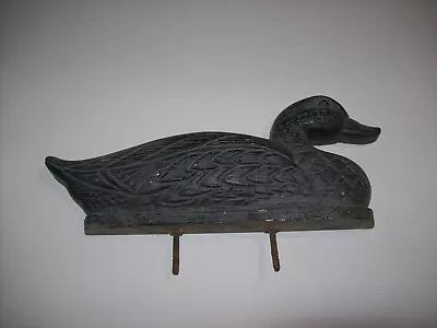 Vintage Metal Duck Garden Figurine Plaque Yard Home Art Rustic Outdoor Decor • $25