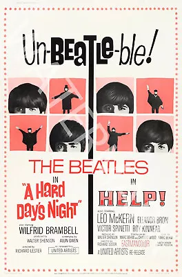 The Beatles - Unbeatable Movie - 1965 Vintage Music Poster • $29.95