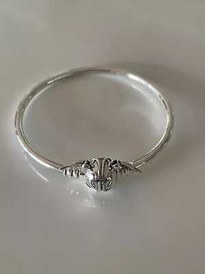 Genuine PANDORA Harry Potter Golden Snitch Clasp Bangle 598619C00 New 21cm • $79