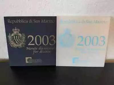 San Marino Annual Coin BU Set 2003 With 5 Euro Silver Coin • $59.99