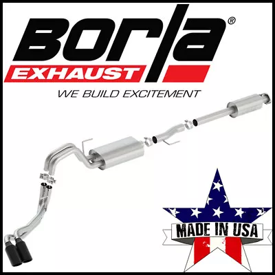 Borla 140618BC S-Type Cat-Back Exhaust System Fits 2015-2020 Ford F-150 5.0L V8 • $1331.96