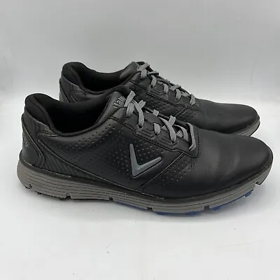 CALLAWAY Balboa Golf Shoes Spikeless CG107BGR Gray Black Blue Men's Size 9.5 D • $25.99