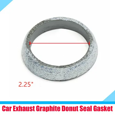 2.25  Auto Car Manifold Downpipe Exhaust Flange Weld-on Graphite Donut Gasket • $10.61