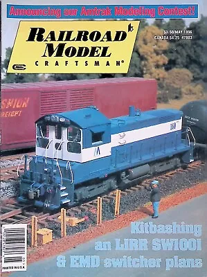 Railroad Model Craftsman Magazine May 1996 Kitbashing An LIRR SW1001 & EMD Switc • $9.99