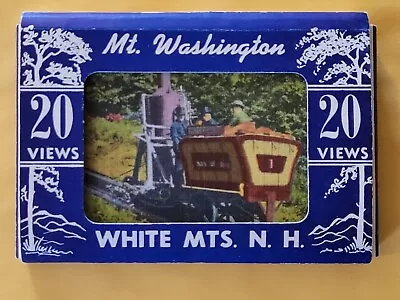 Vintage 1940's 20 Colorful Miniature Views Of Mt. Washington MINT Condition • $2