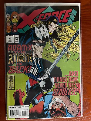 $2.89 • Buy X-Force 30 VF/NM 9.0 Bag And Board Gemini Mailer