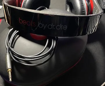 Monster Beats By Dr. Dre Solo On Ear Headphones Black Corded • $13.99