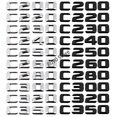 Car Rear Sticker For Mercedes Benz C200 C220 C240 C250 C260 C280 C300 C320 C350 • $14.89