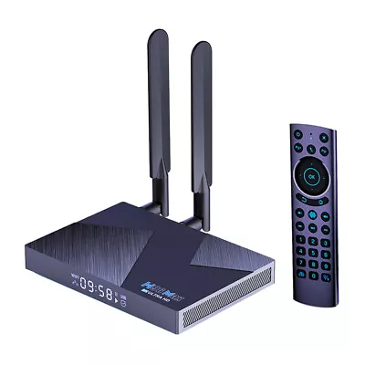 H96 MAX V58 Set Top Box Media Player Receiver TV Box (8G+64G--EU Plug) • £152.99