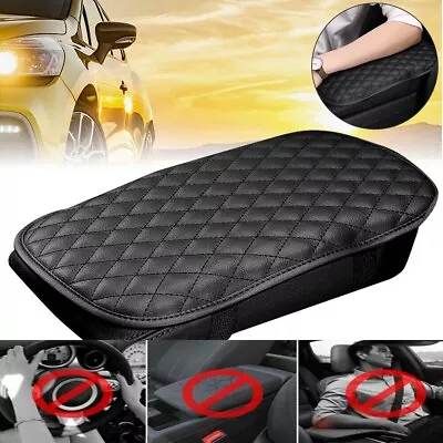 Universal Car Armrest Cushion Cover Center Console Pad Protector Mat Accessories • $5.99