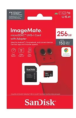 SanDisk 256GB ImageMate MicroSDXC UHS-I Memory Card - Up To 150MB/s - New • $15