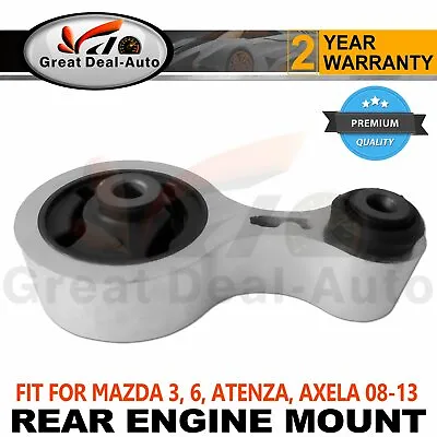 Fits MAZDA 6 WAGON GH 2008-2013 Rear Engine Mount Auto Manual • $30.50