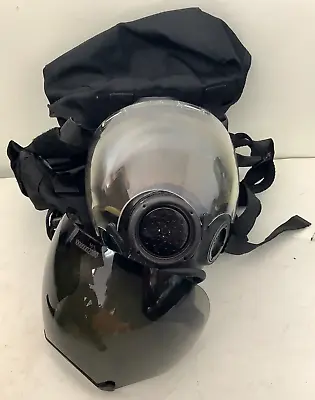 MSA Millennium Full Face Gas Mask CBRN Riot Control Size Medium W/ Backpack #2 • $224.99