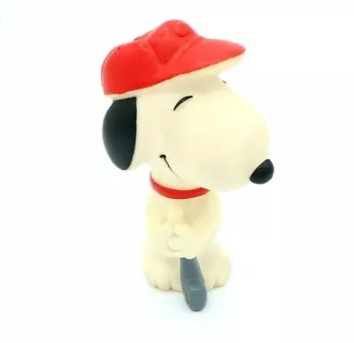 Vtg Snoopy Squeaky Toy W/ Golf Club Or Hockey Stick 1958 1966 Feature Syndicate • $5.98