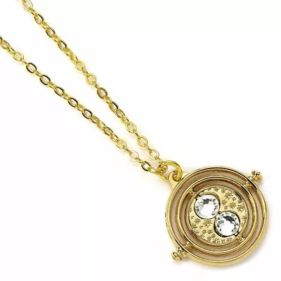 Harry Potter Gold Plated Time Turner Necklace (Non Rotating) • $12.95